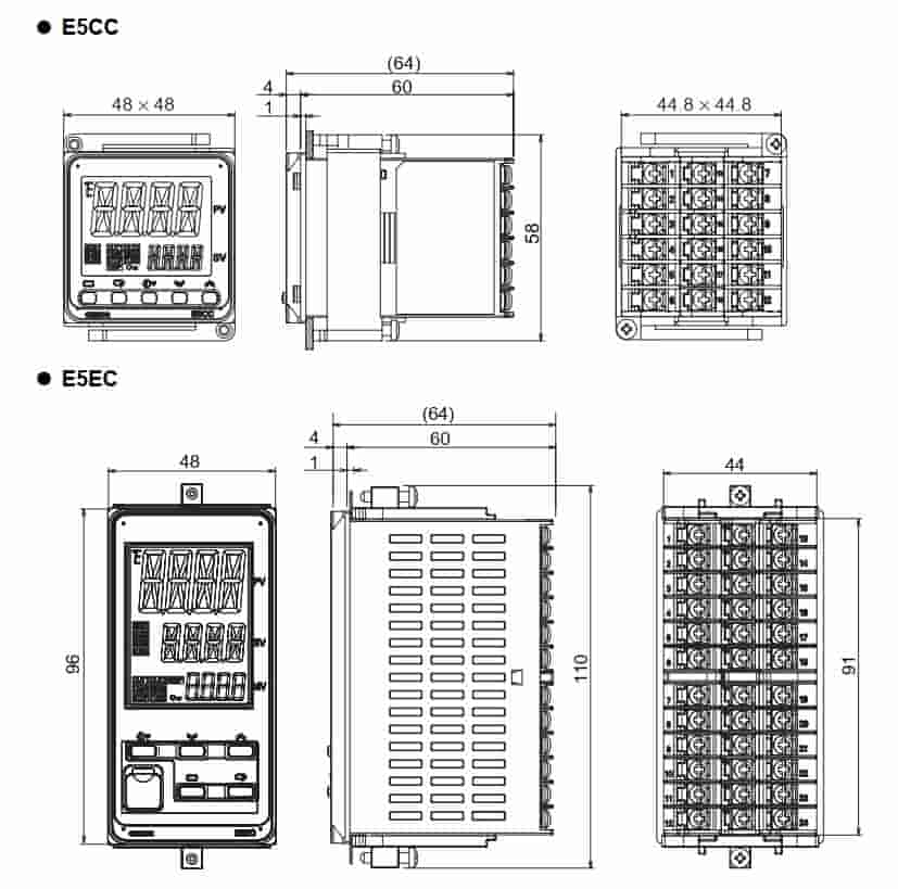 Bộ điều khiển E5CC-QX2ASM-800