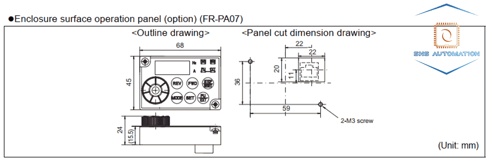 biến tần FR-D720-7.5K
