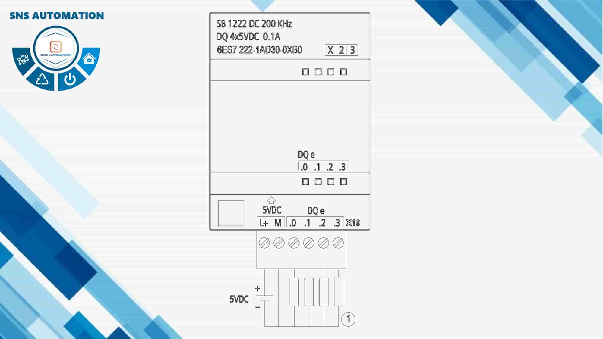 Bo mở rộng 6ES7222-1AD30-0XB0